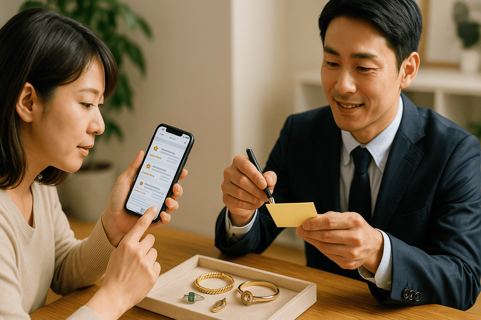 ノンブランド宝石を高く売るためのコツを示すイメージ