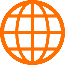 世界地図と繋がるネットワークを示すアイコン